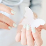 Polka dot manicure