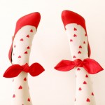 Carven red bow ties shoes