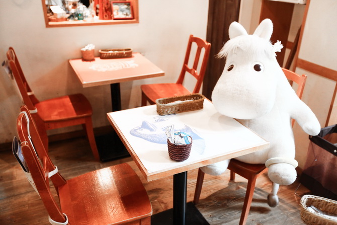 The Cherry Blossom Girl - Moomin cafÃ© Tokyo 11