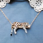 The Cherry Blossom Girl - Nach Bijoux leopard Necklace 01