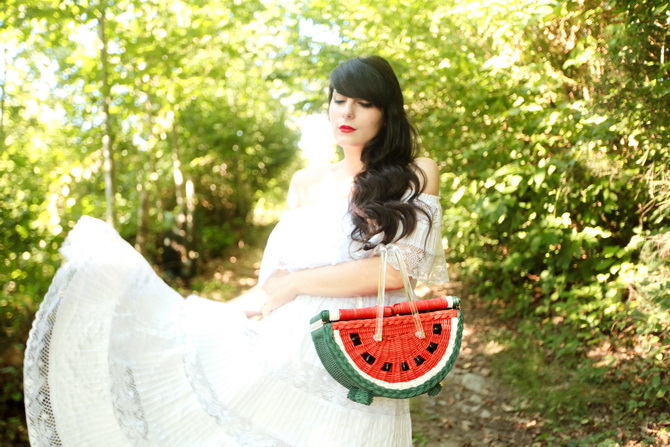 The Cherry Blossom Girl - Charlotte Olympia Watermelon Basket 11