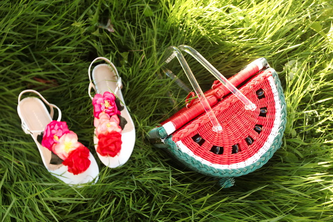 The Cherry Blossom Girl - Charlotte Olympia Watermelon Basket 15