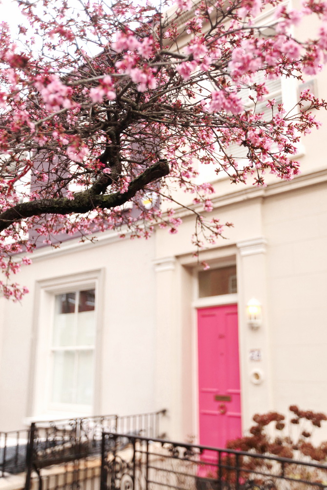 The Cherry Blossom Girl - London pastels 11
