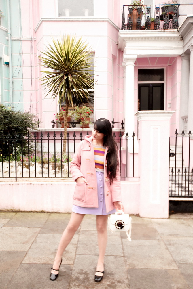 The Cherry Blossom Girl - London pastels 36