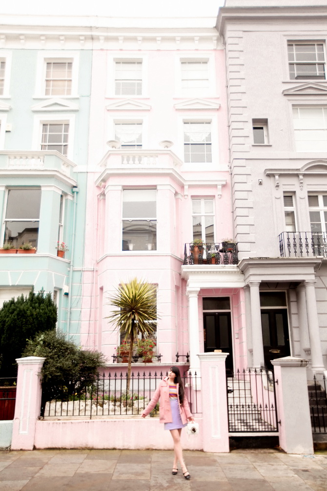 The Cherry Blossom Girl - London pastels 37